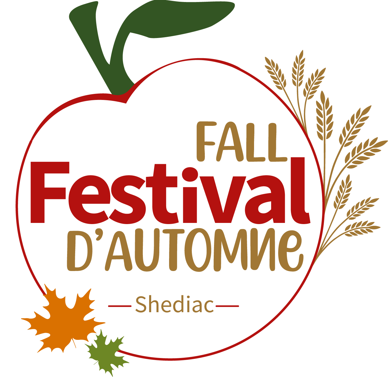 Festival dautomne logo Shediac2025 couleur